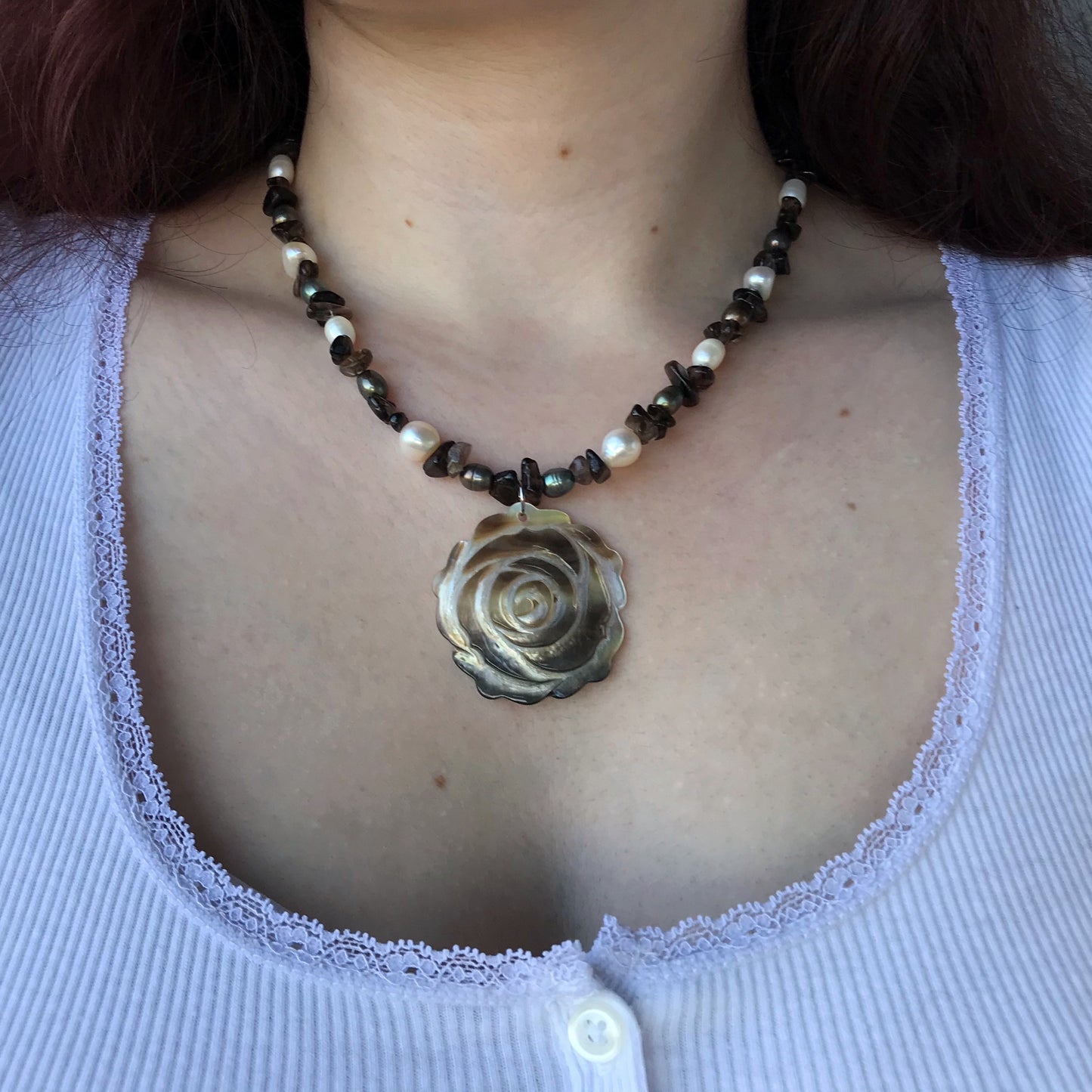 Seashore Rose Necklace