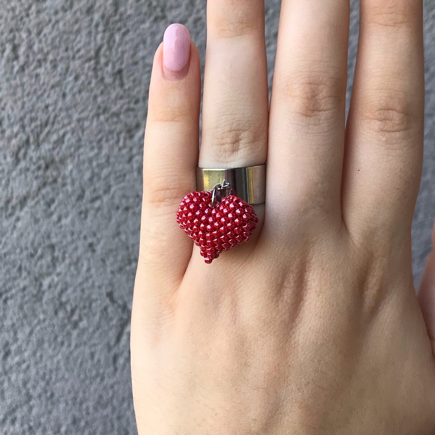 Red Heart Ring