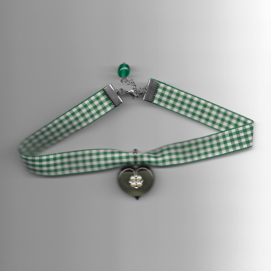 Obsidian Heart Choker