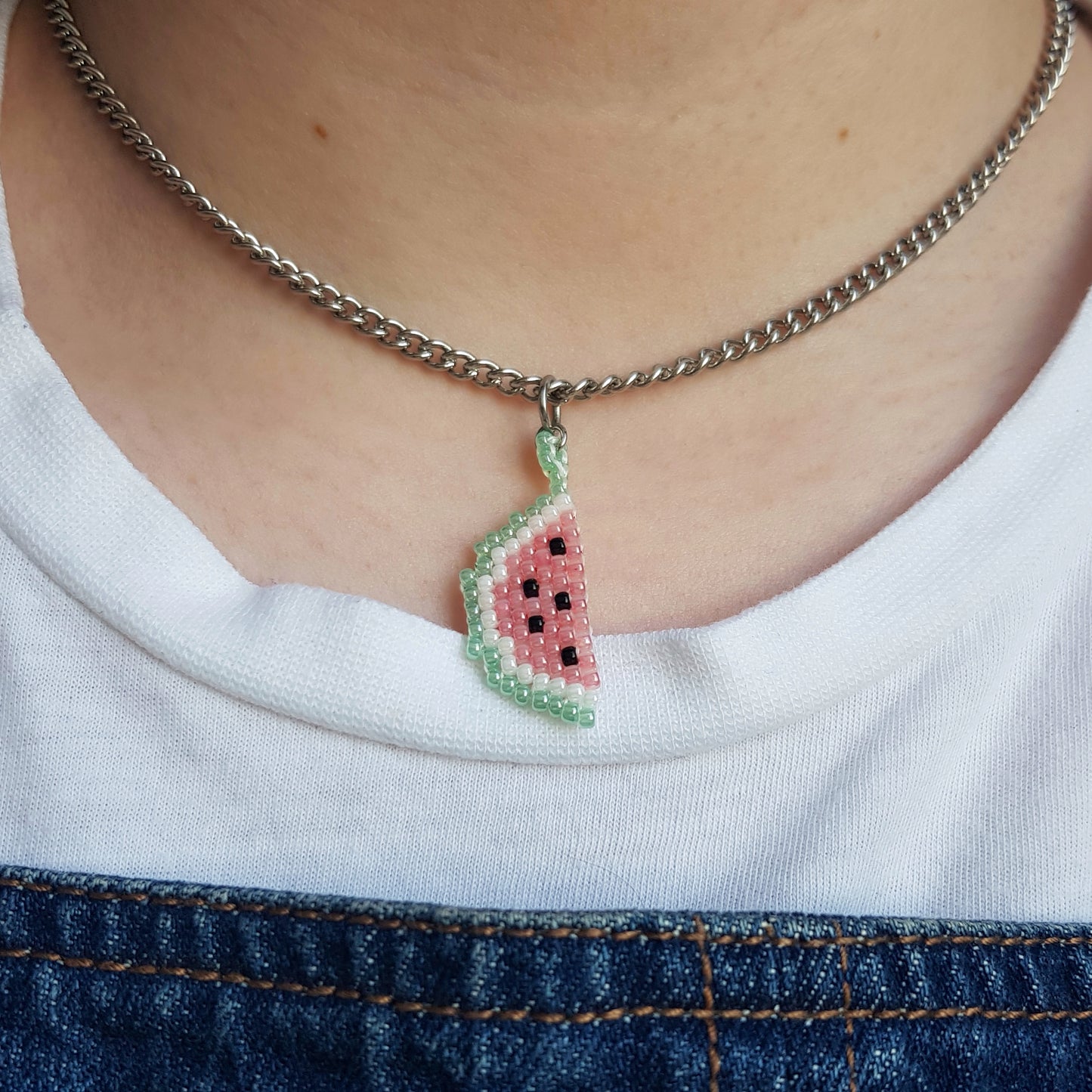 Watermelon Chain Necklace