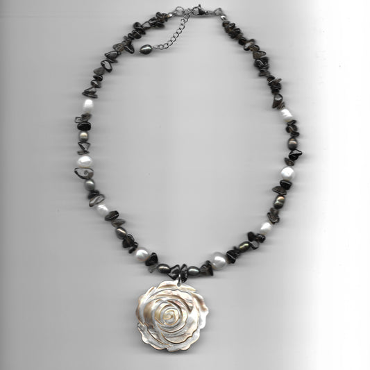 Seashore Rose Necklace